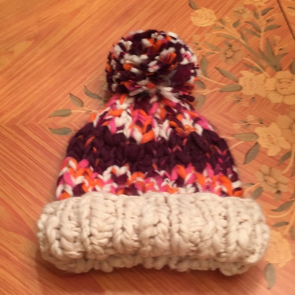 Zara knit chunky oversized winter multicolored fringe scarf - Picture 8 of 15